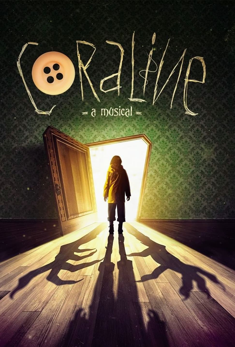 A poster for Coraline